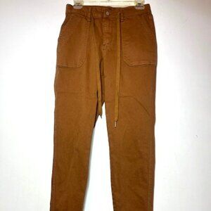 Judy Blue High Waist Garment Dyed Carmel  Jogger Denim Jeans 88857‎ Sz 5/27